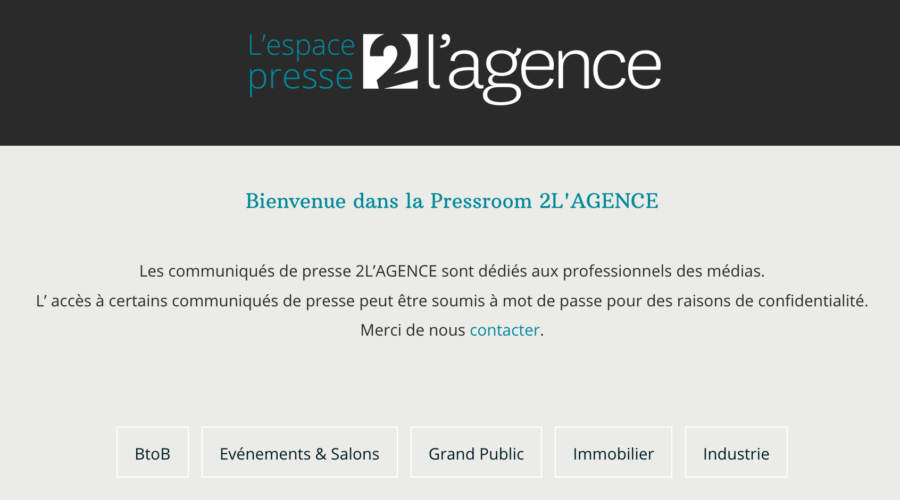 espace presse 2L'AGENCE