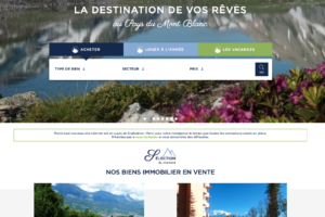 Mont Blanc Immobilier, le site web de la destination de vos rêves